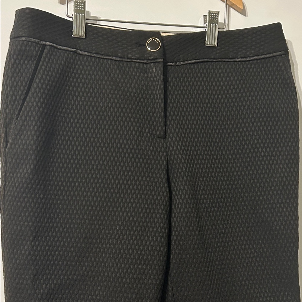Ted Baker Textured Black ladies pants size 1 - USA size 4